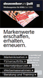 Mobile Screenshot of dezemberundjuli.ch